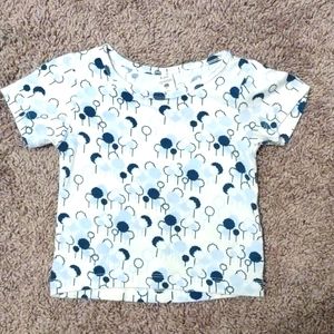 Kate Quinn Little Blue Trees Essential Boxy Tee